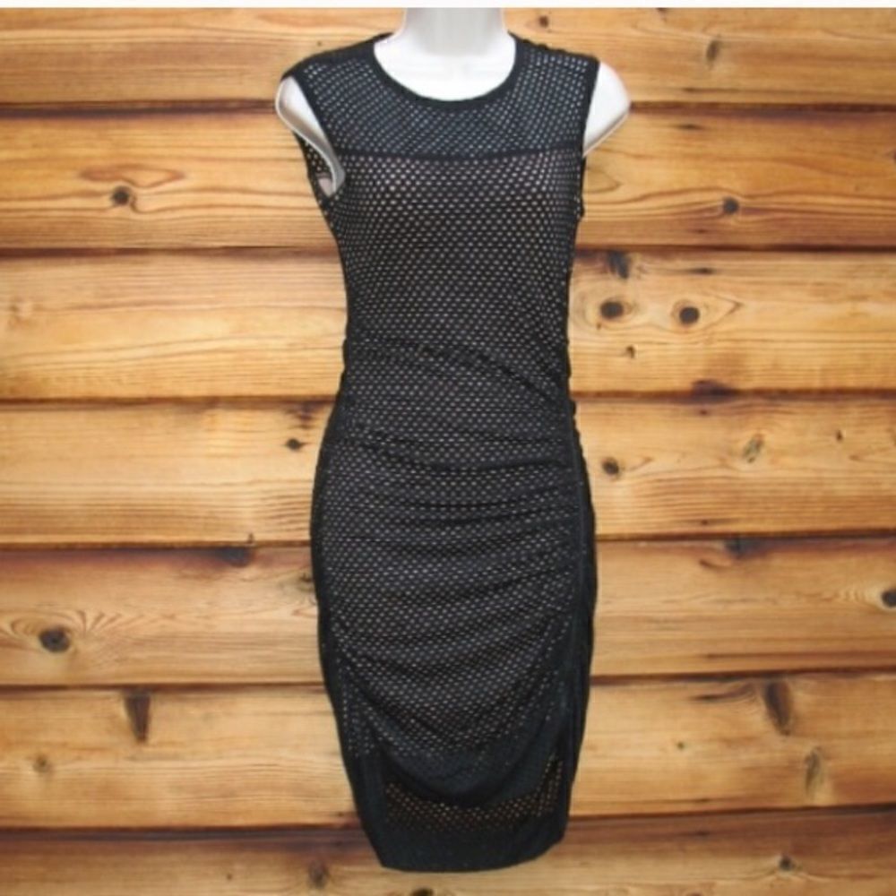 Black Body Con Dress - Picture 3 of 8
